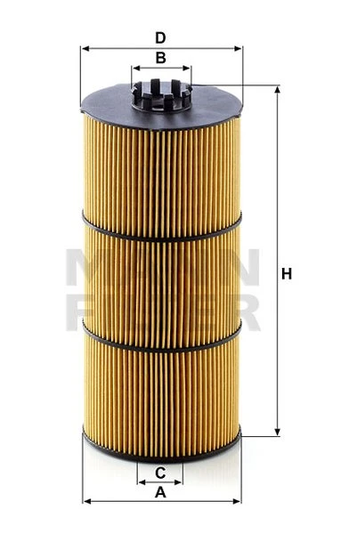 Olejový filter MANN FILTER HU 12 001 z