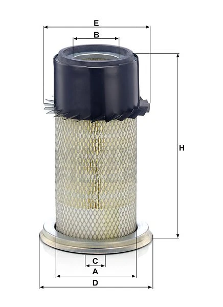 Vzduchový filter MANN FILTER C 21 012