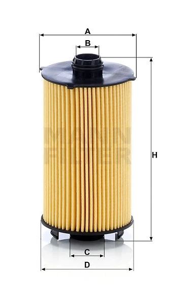 Olejový filter MANN FILTER HU 12 007 x