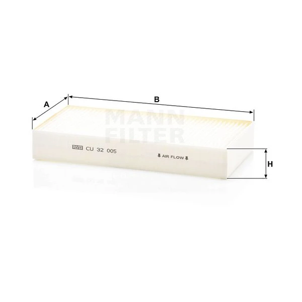 Kabínový filter MANN FILTER CU 32 005
