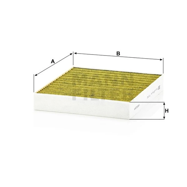 Kabínový filter MANN FILTER FP 2442