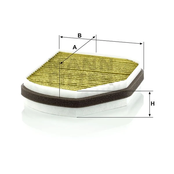 Kabínový filter MANN FILTER FP 2897