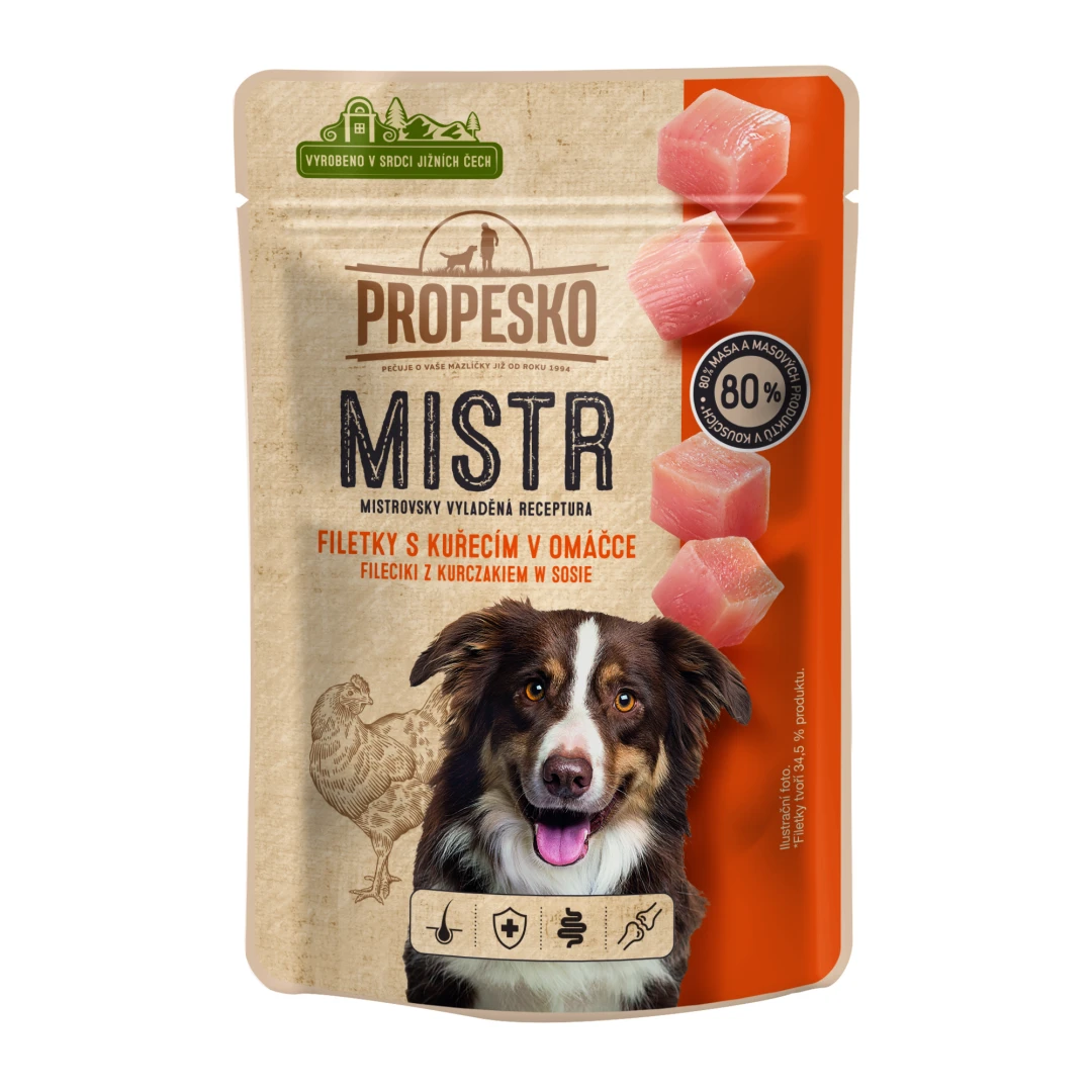 PROPESKO MISTR filetky kuracie v omáčke - 85g