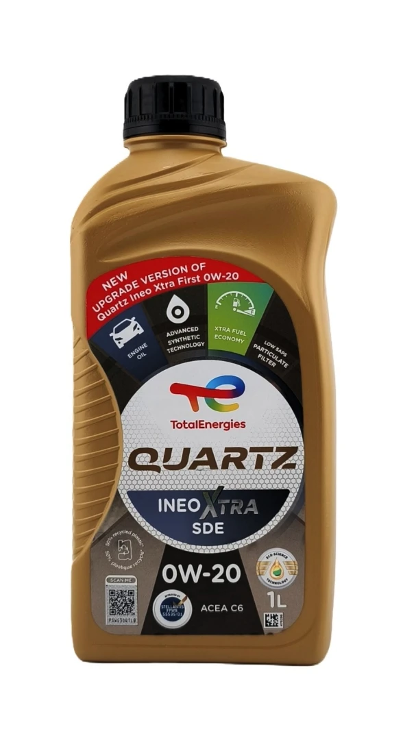 TOTAL QUARTZ INEO XTRA SDE 0W-20 - 1l