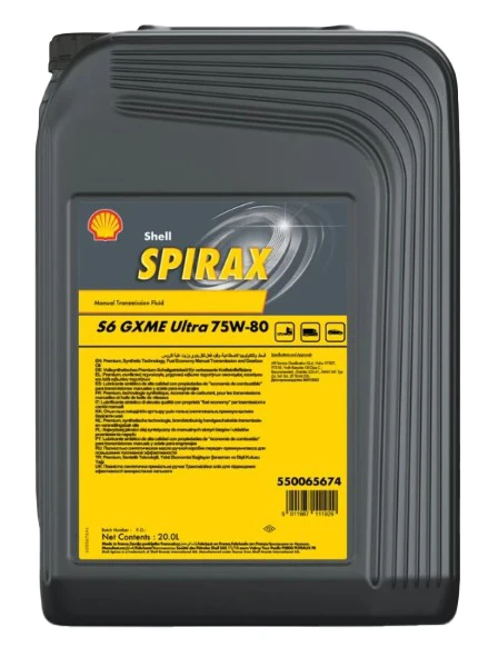 SHELL SPIRAX S6 GXME ULTRA 75W-80 - 20l