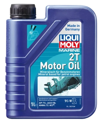 Motorové oleje 2T pre lode a plavidlá
