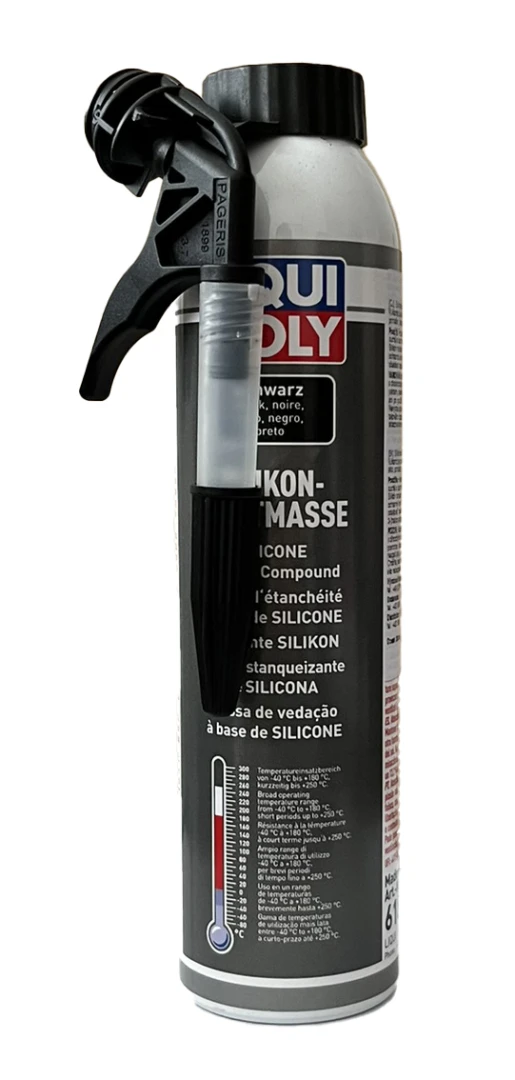 LIQUI MOLY Tesniaci silikón, čierny - 200ml