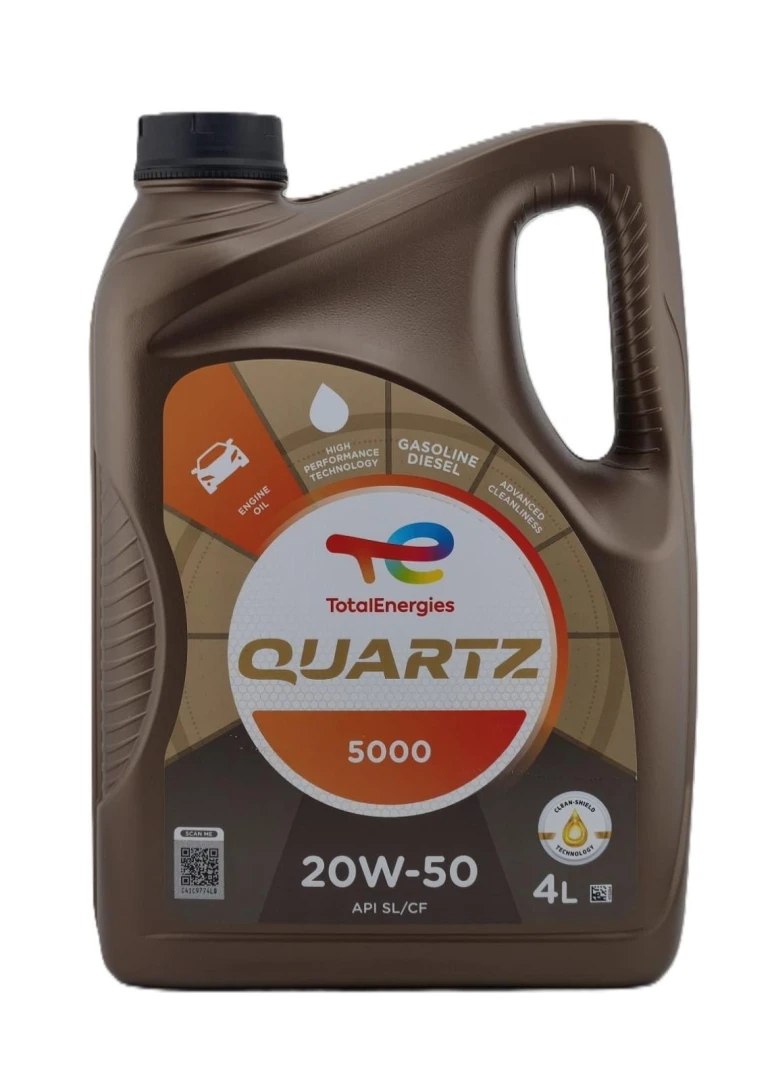 TOTAL QUARTZ 5000 20W-50 - 4l