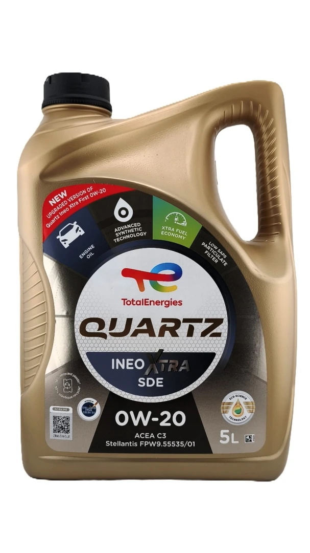 TOTAL QUARTZ INEO XTRA SDE 0W-20 - 5l