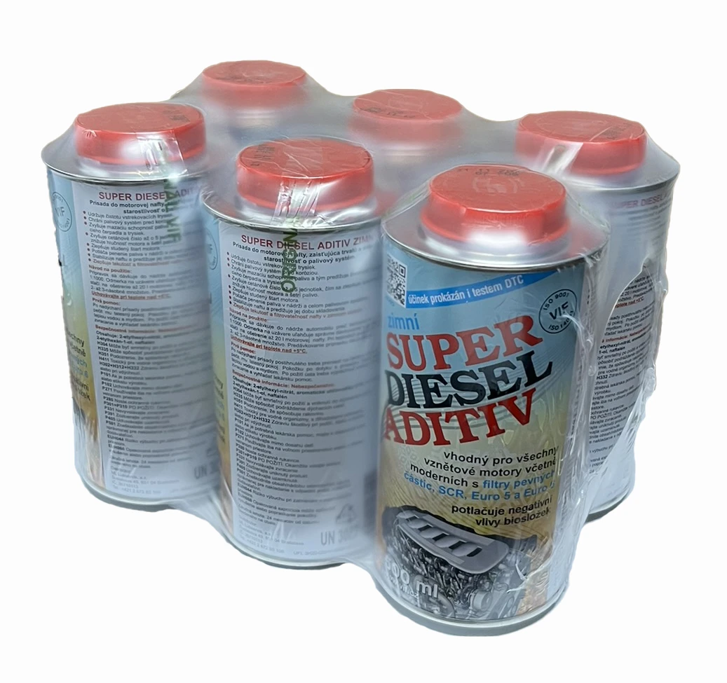 VIF SUPER DIESEL ADITIV ZIMNÝ - 6 x 500ml