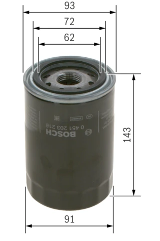Olejový filter BOSCH 0 451 203 218