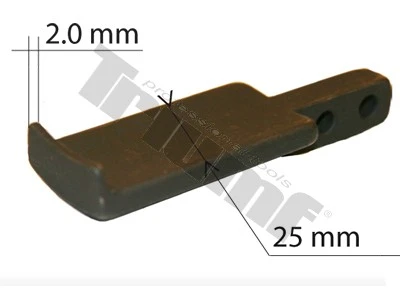 Náhradné ukončenie ramena, hrúbka 2 mm, 1 ks
