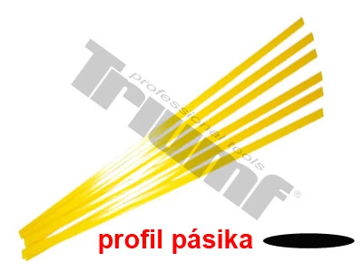 Pásik polyetylénový žltý,  1.5 m