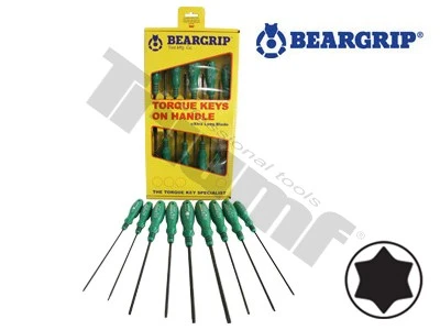 Sada Torx skrutkovačov T8 - T40, 9 - dielna