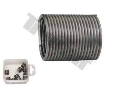Závitové vložky strunkové na opravu závitu, 1ks M14 x 1,25 x 2D, 25 ks