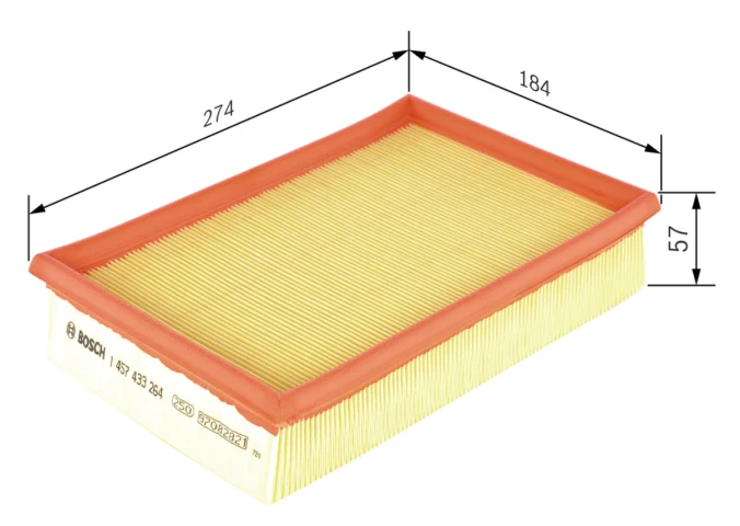 Vzduchový filter BOSCH 1 457 433 264