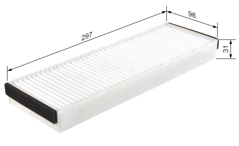 Kabínový filter BOSCH 1 987 432 122