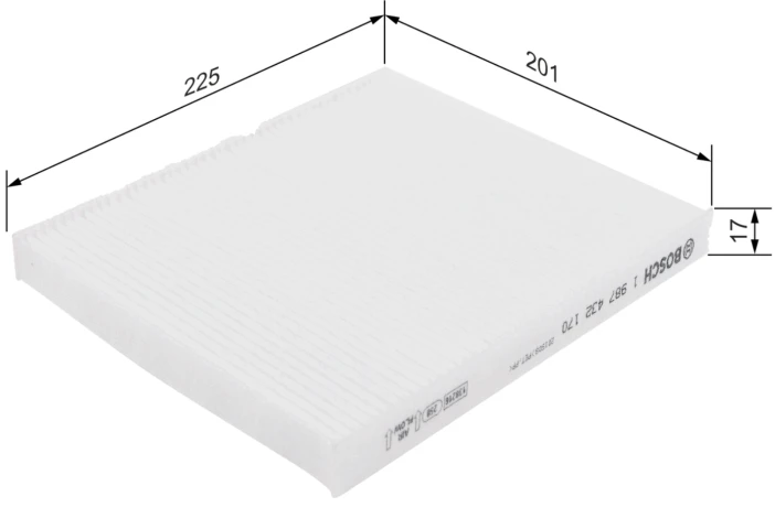 Kabínový filter BOSCH 1 987 432 170