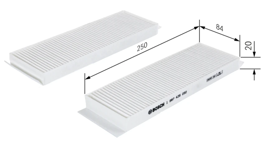 Kabínový filter BOSCH 1 987 435 050
