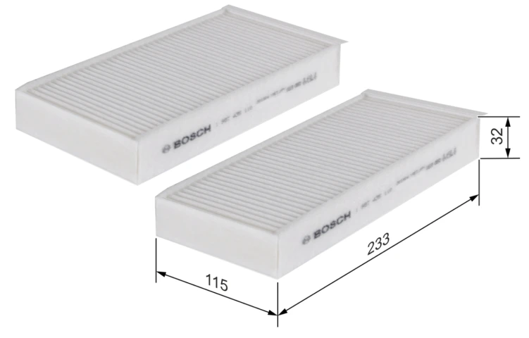 Kabínový filter BOSCH 1 987 435 110