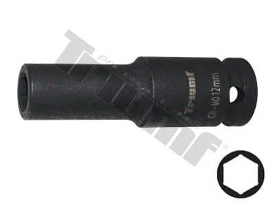 Hlavica kovaná 6 - hranná 1/2" vstup, predĺžená 12 mm