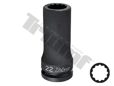 hlavica kovaná  3/4" profil 12-hran 36mm, dlhá