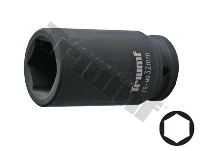 Hlavica kovaná 3/4" vstup, predĺžená. 6 - hrán 38 mm