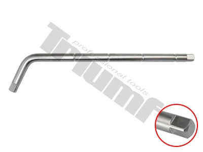 ND 1/2" teleskopická časť ku kľúču pk 1924, vyhnutá 105°, 300mm dlhá