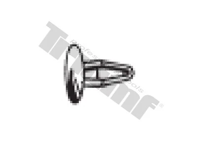 Zatláčacia klipsa 5,0 x 12,0 mm