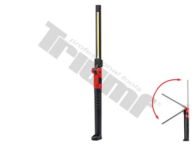 Mini LED pracovné svietidlo - 80 až 280Lm, sklápacie, extra tenké, s magnetom