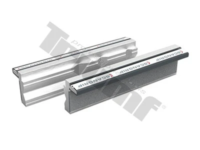 Magnefix P čeľuste do zveráku z hliníku s drážkami na uchytenie oválnych predmetov, 150 mm