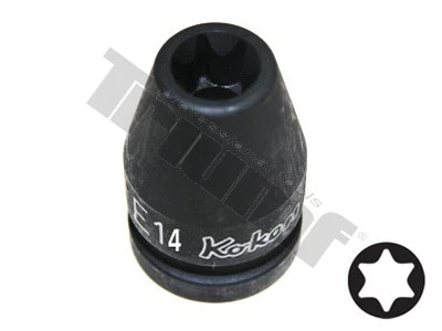 Hlavica 1/2" E-profil E14 kovaná
