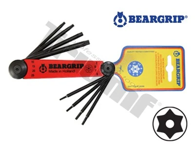 Sada Torx kľúčov TX 6 - 25, vŕtané, 8 - dielna