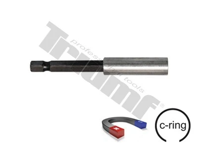 nadstavec magnetický na bity s poistným krúžkom 1/4" L - 60 mm