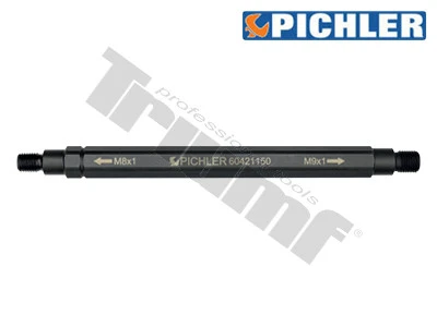 Kombinovaný obojstranný navádzací/vkladací prípravok pre závit. vložky M8x1/M9x1,L150mm, 37524