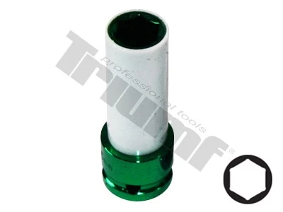 Hlavica tvrdená s plast. ochranou 1/2" vstup 15 mm