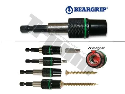Magnetický držiak bitov 1/4" s funckiou držania skrutky,
