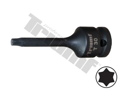 Hlavica torx kovaná, 1/2" vstup T30
