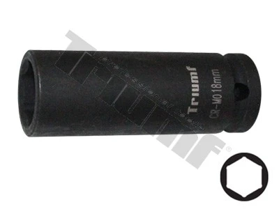 Hlavica kovaná 6 - hranná 1/2" vstup, predĺžená 18 mm