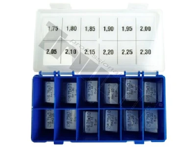 Sada regulačných podložiek (polovičná sada) 78CR/2-78Ø = 3,0 х 6,75 mm, hrúbka 1,75-2,30mm, odstup