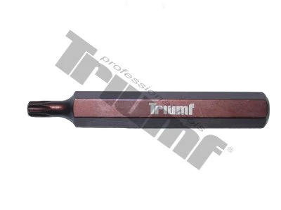 Bit Torx nevŕtaný, 10 mm driek, dĺžka 75 mm T27