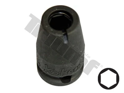 Držiak bitov kovaný 3/8" na 5/16" bity, dĺžka 30mm