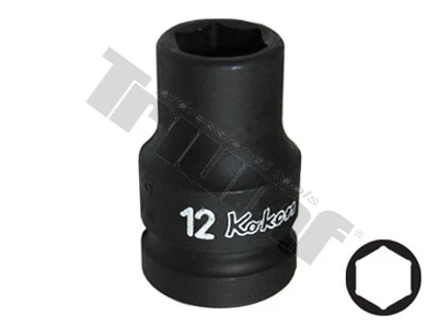 hlavica kovaná 1/2" 6-hr. 12mm, krátka