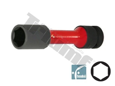 Hlavica kovaná 1/2" na matica kolies, dlhá 110 mm 19 mm