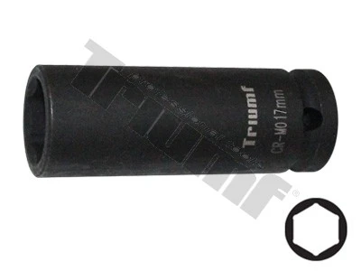 Hlavica kovaná 6 - hranná 1/2" vstup, predĺžená 17 mm