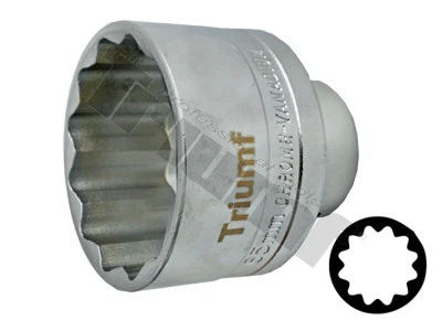 Hlavica 3/4" vstup, 12 - hranná, 56 mm 65 mm