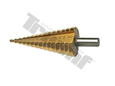 Vrták stupňovitý, titánový 4,0 - 32,0 mm
