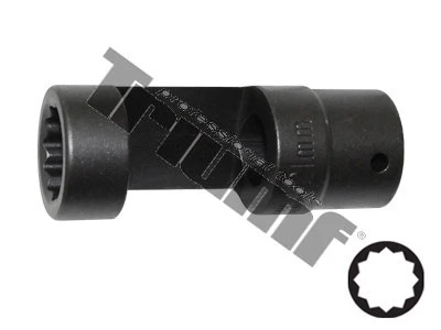 Hlavica na vstrekovače  21mm x 85mm s otvorom zboku. 12 hran,Vstup 1/2",CrMO. Vozidlá KIA, Ford