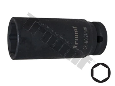 Hlavica kovaná 6 - hranná 1/2" vstup, predĺžená 24 mm