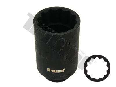 Hlavica kovaná 12 - hranná 1/2" vstup, predĺžená 46 mm